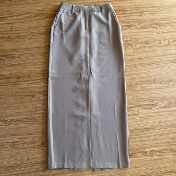 Na-Kd Dresses & Skirts - NA-KD Tailored Maxi Skirt Beige Size 34